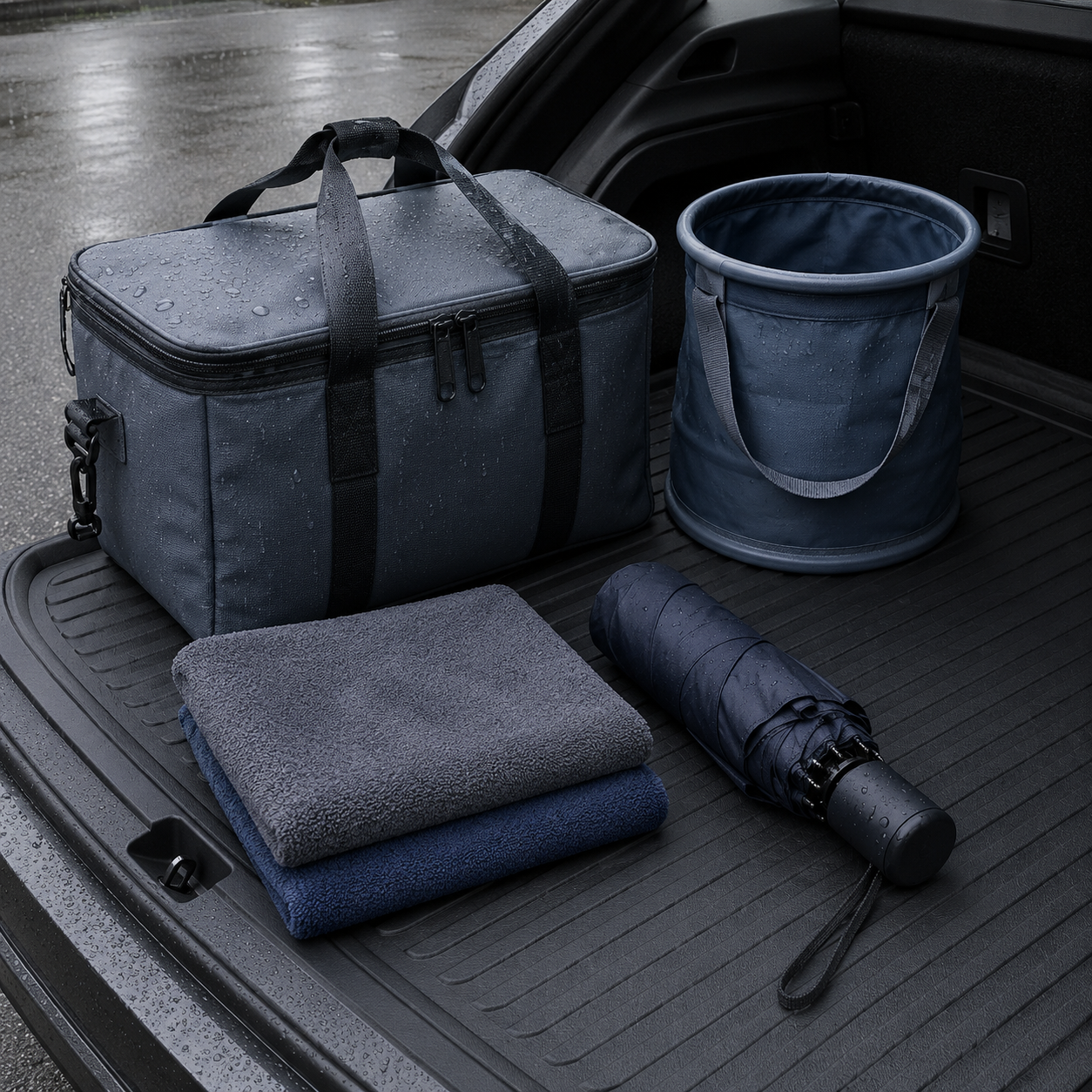 Car Trunk Rainy-Day Organizer