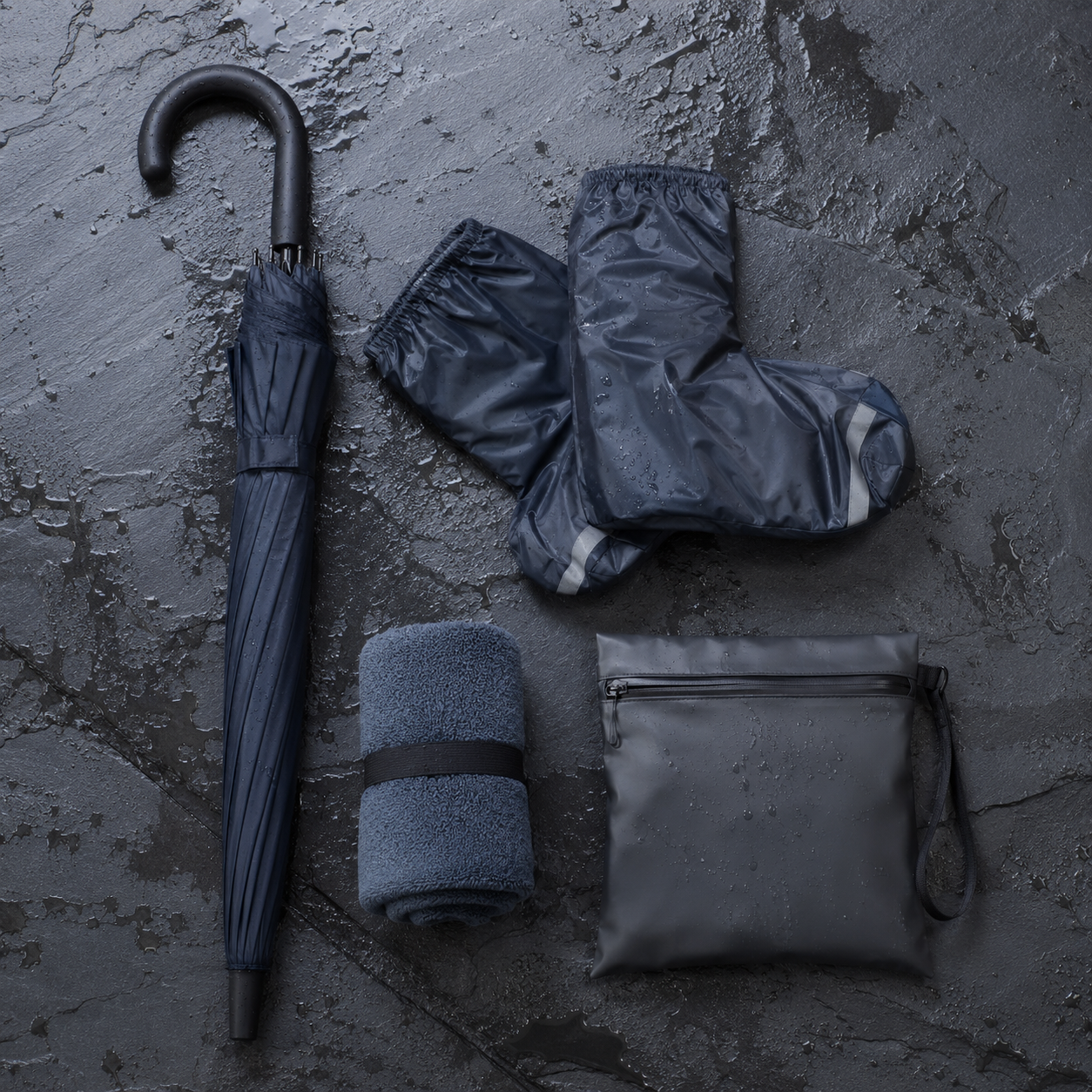 Dog-Walk Downpour Set